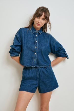 THE CROP EX-BOYFRIEND SHIRT