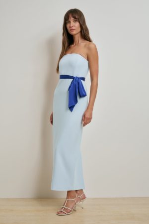 THE LONG WILLOW DRESS WITH SASH