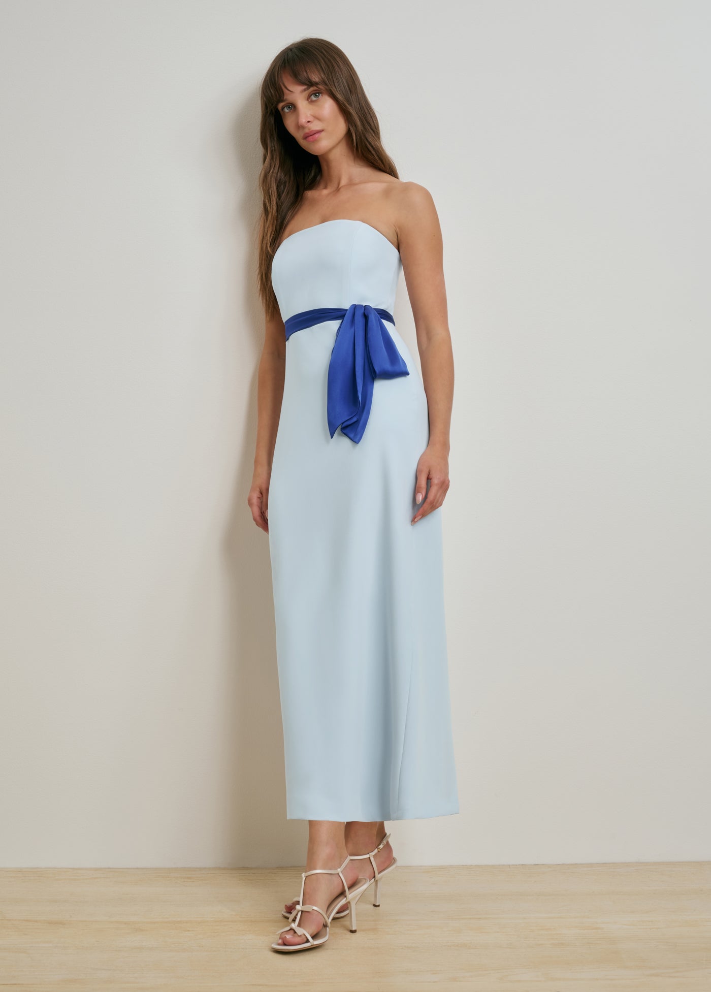 THE LONG WILLOW DRESS WITH SASH - Image 3