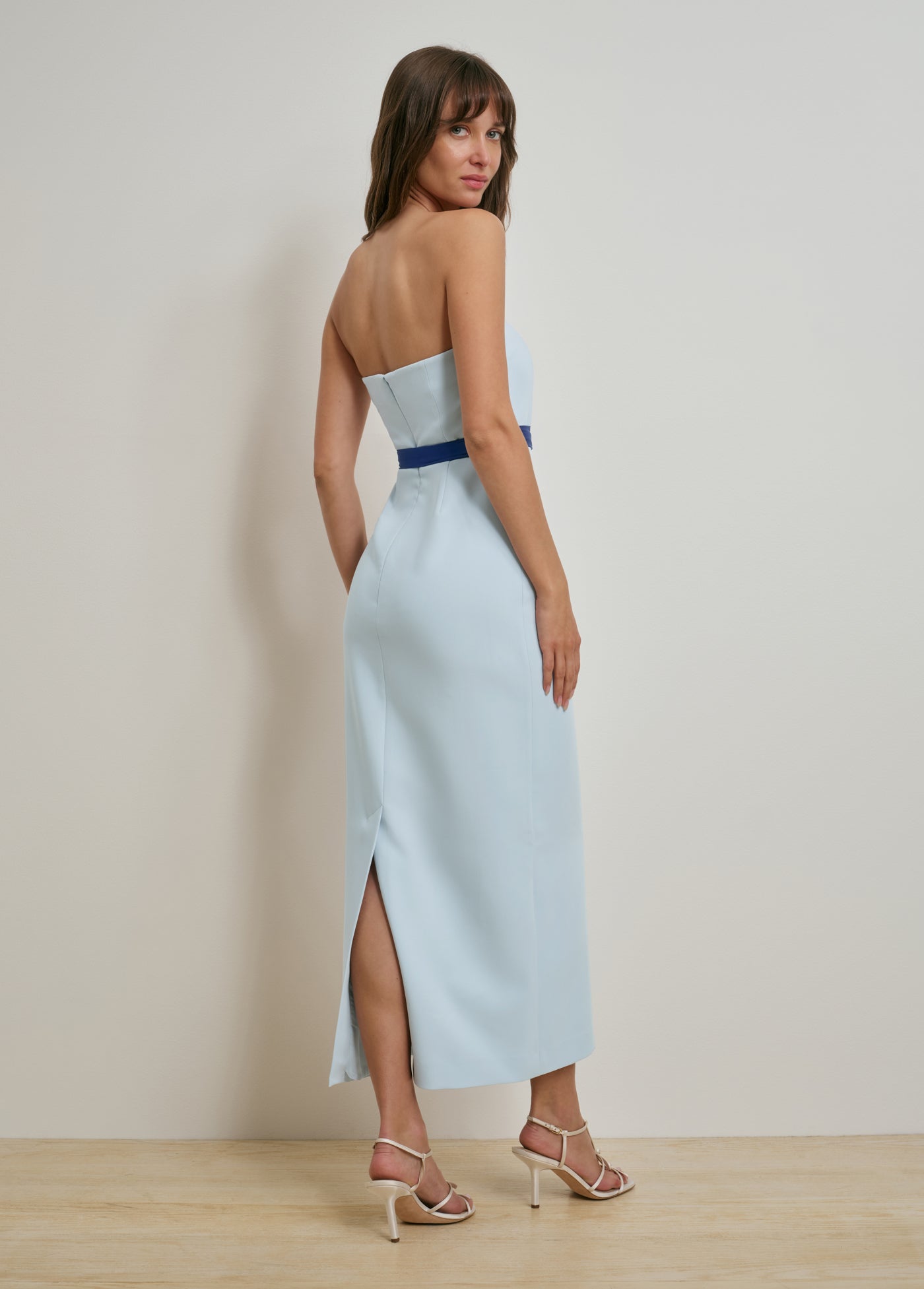 THE LONG WILLOW DRESS WITH SASH - Image 4